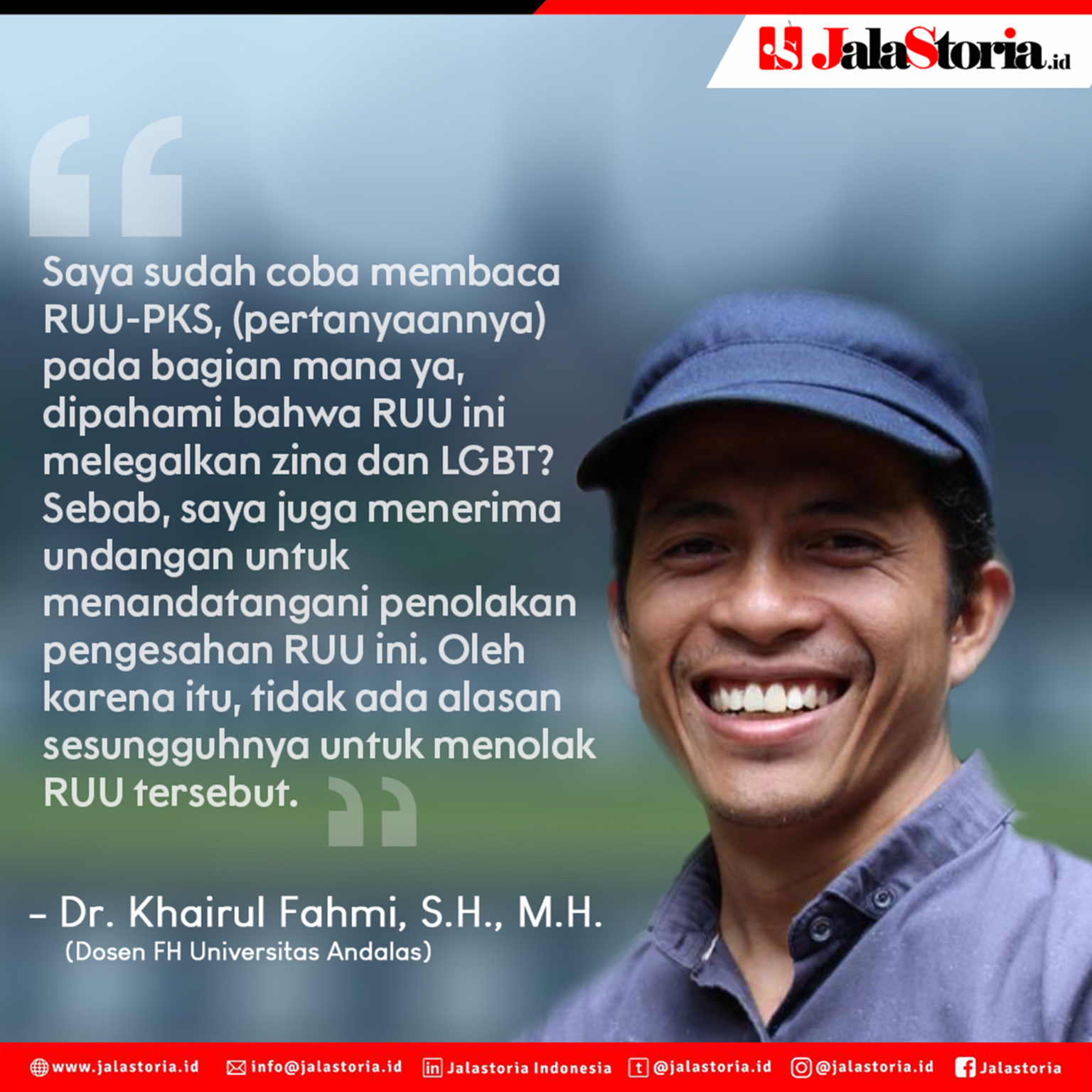 Tidak Ada Alasan Menolak RUU PKS